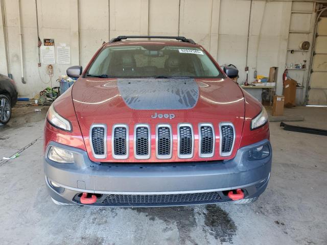 1C4PJMBS1FW745928 - 2015 JEEP CHEROKEE TRAILHAWK MAROON photo 5