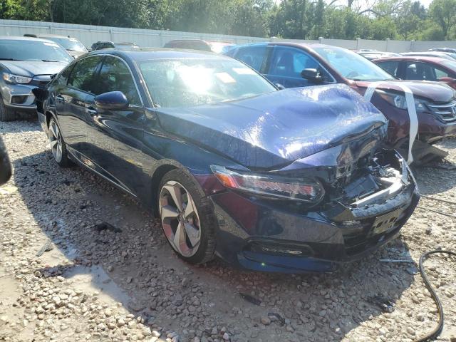 1HGCV2F91JA043209 - 2018 HONDA ACCORD TOURING BLUE photo 4