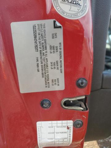 1G2ZG58N474176377 - 2007 PONTIAC G6 BASE RED photo 12
