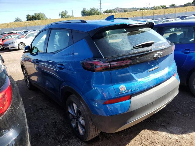 1G1FY6S0XN4111781 - 2022 CHEVROLET BOLT EUV LT BLUE photo 2