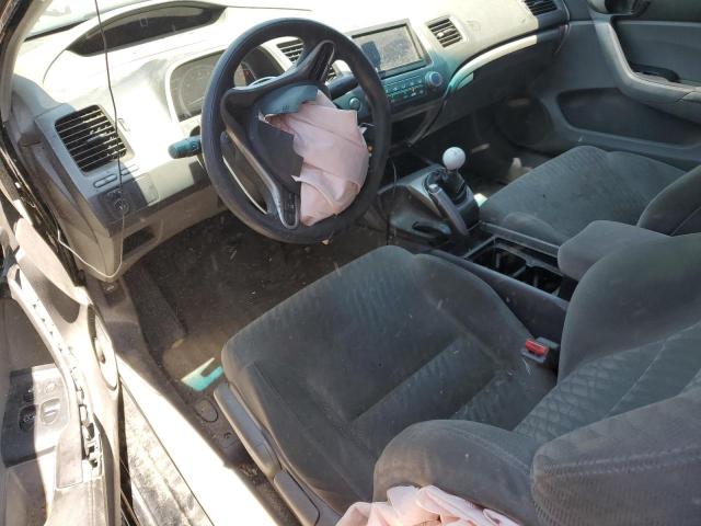 2HGFG1A68AH508102 - 2010 HONDA CIVIC LX BLACK photo 8