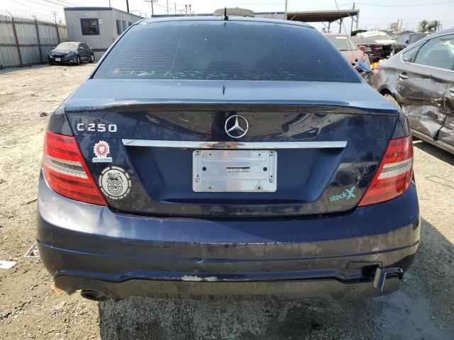 WDDGF4HB4DR268454 - 2013 MERCEDES-BENZ C 250 BLUE photo 6