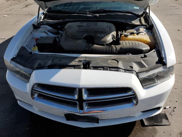 2C3CDXBG7EH130238 - 2014 DODGE CHARGER SE WHITE photo 11