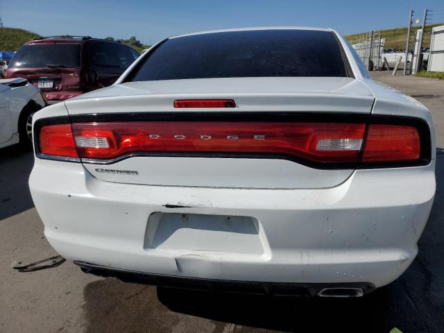 2C3CDXBG7EH130238 - 2014 DODGE CHARGER SE WHITE photo 6