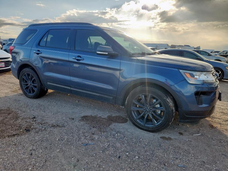 1FM5K7D85KGA08030 - 2019 FORD EXPLORER XLT Bleu photo 4