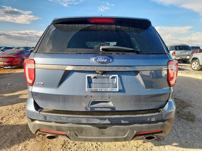 1FM5K7D85KGA08030 - 2019 FORD EXPLORER XLT Bleu photo 6