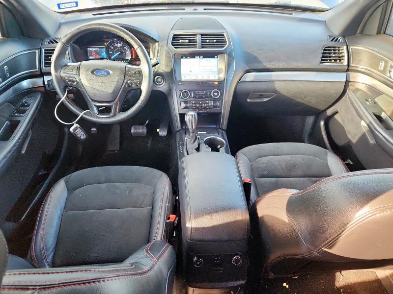 1FM5K7D85KGA08030 - 2019 FORD EXPLORER XLT Bleu photo 8