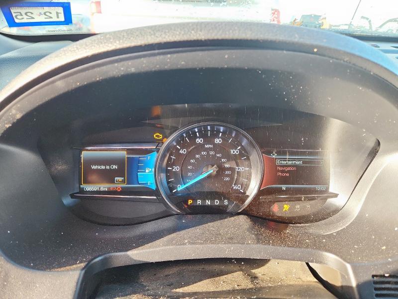 1FM5K7D85KGA08030 - 2019 FORD EXPLORER XLT Bleu photo 9