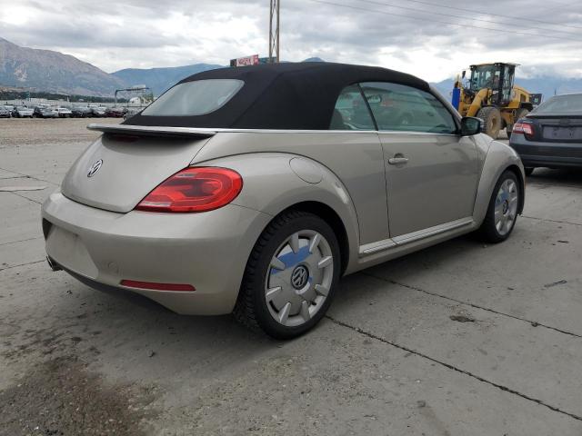 3VW5X7AT5DM821839 - 2013 VOLKSWAGEN BEETLE BEIGE photo 3