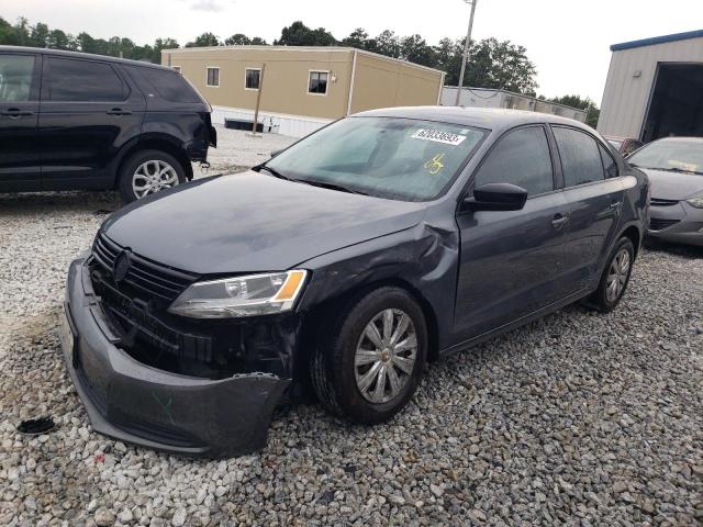 3VW2K7AJXDM257024 - 2013 VOLKSWAGEN JETTA BASE Grau Foto 1