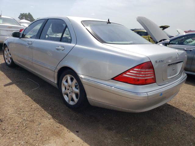 WDBNG83J55A442745 - 2005 MERCEDES-BENZ S 430 4MATIC SILVER photo 2