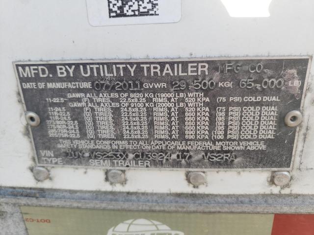 1UYVS253XCU392417 - 2012 UTILITY TRAILER WHITE photo 10