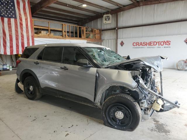 1FM5K8AB2LGD09779 - 2020 FORD EXPLORER POLICE INTERCEPTOR 银色 照片 4