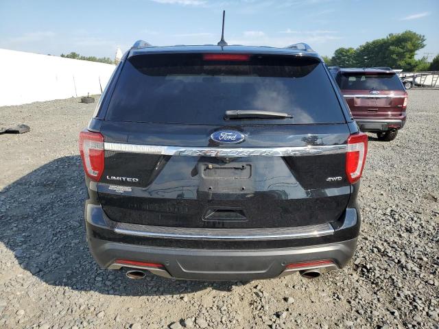 1FM5K8F88JGA16981 - 2018 FORD EXPLORER LIMITED BLACK photo 6