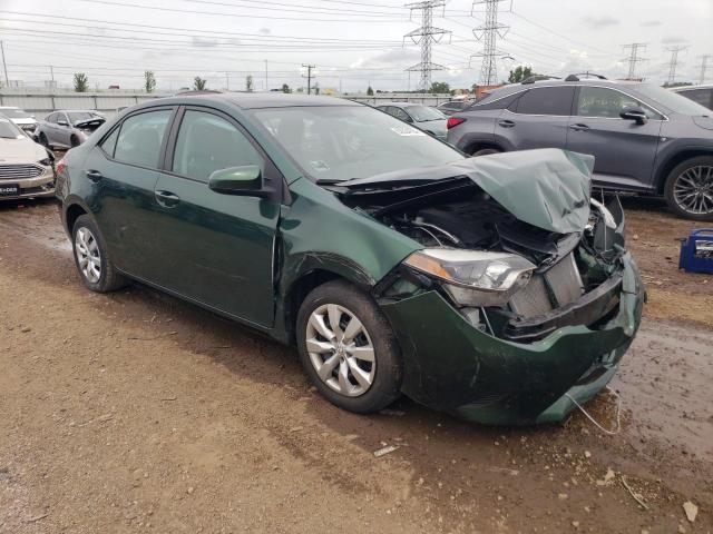 2T1BURHE5GC742296 - 2016 TOYOTA COROLLA L GREEN photo 4