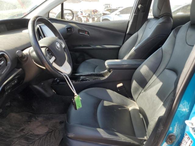 JTDKARFP8H3042974 - 2017 TOYOTA PRIUS PRIM 青色 照片 7