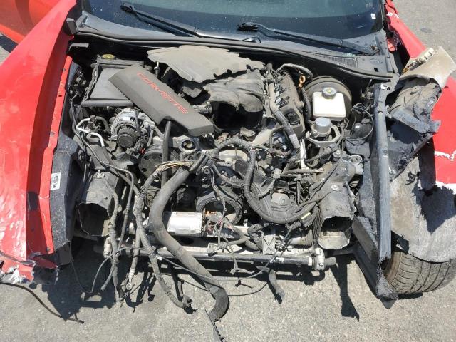 1G1YB2D71H5122938 - 2017 CHEVROLET CORVETTE STINGRAY 1LT RED photo 11