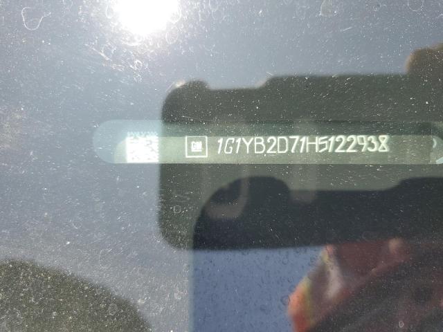 1G1YB2D71H5122938 - 2017 CHEVROLET CORVETTE STINGRAY 1LT RED photo 13