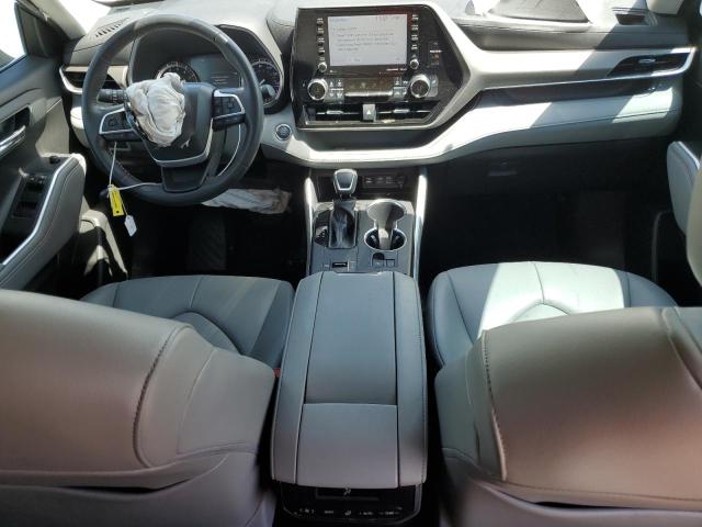 5TDGZRAH4NS124953 - 2022 TOYOTA HIGHLANDER XLE GRAY photo 8