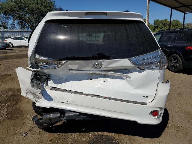 5TDXZ3DC1HS883285 - 2017 TOYOTA SIENNA SE WHITE photo 6