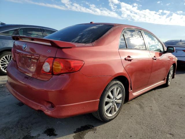 1NXBU4EEXAZ266107 - 2010 TOYOTA COROLLA BASE RED photo 4