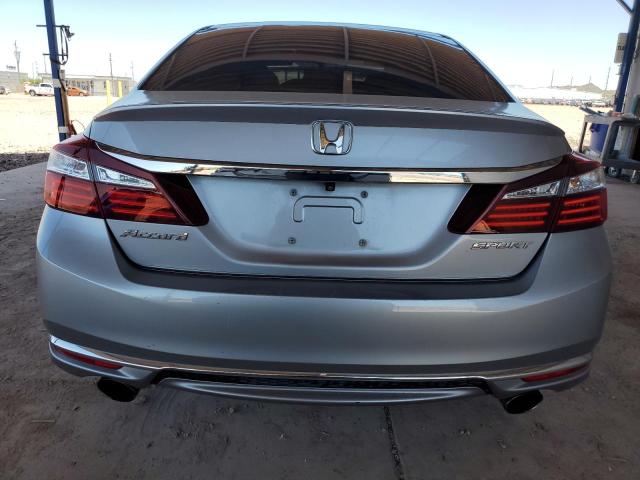 1HGCR2F59GA104347 - 2016 HONDA ACCORD SPORT GRAY photo 6