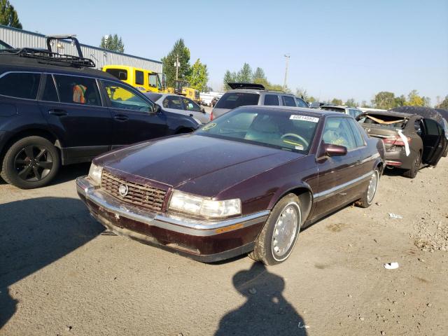 1G6ET1297RU621288 - 1994 CADILLAC ELDORADO TOURING BURGUNDY photo 2