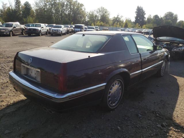 1G6ET1297RU621288 - 1994 CADILLAC ELDORADO TOURING BURGUNDY photo 4