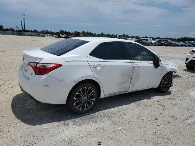 2T1BURHE1EC104799 - 2014 TOYOTA COROLLA L WHITE photo 3