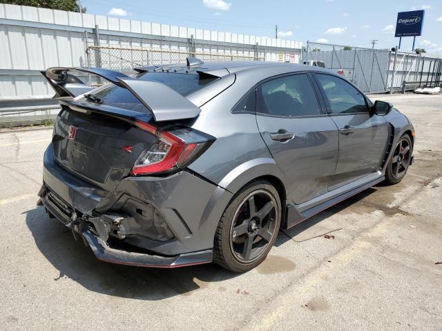 SHHFK8G70KU200949 - 2019 HONDA CIVIC TYPE-R TOURING GRAY photo 3