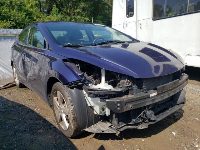 5NPDH4AE3DH336035 - 2013 HYUNDAI ELANTRA GLS BLUE photo 4