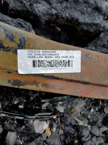 3LN6L5E91JR628474 - 2018 LINCOLN MKZ RESERVE დამწვარი ფოტო 12