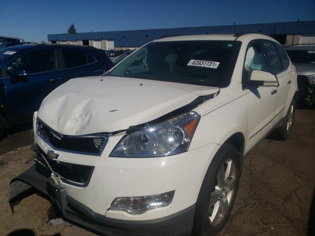 1GNKRLED7BJ145083 - 2011 CHEVROLET TRAVERSE LTZ WHITE photo 2