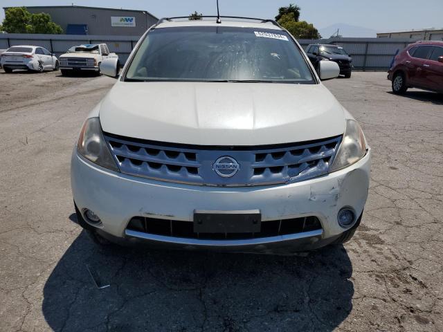 JN8AZ08T06W412602 - 2006 NISSAN MURANO SL WHITE photo 5