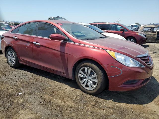 5NPEB4AC4CH331543 - 2012 HYUNDAI SONATA GLS RED photo 4