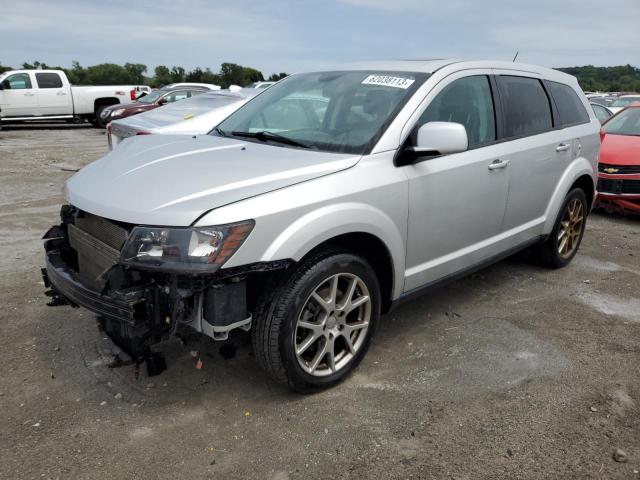 3C4PDDEG3ET312842 - 2014 DODGE JOURNEY R/T SILVER photo 1