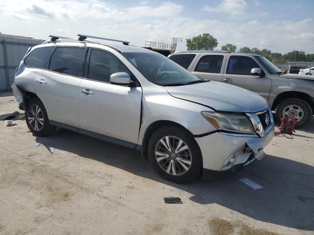 5N1AR2MN6FC644973 - 2015 NISSAN PATHFINDER S 银色 照片 4