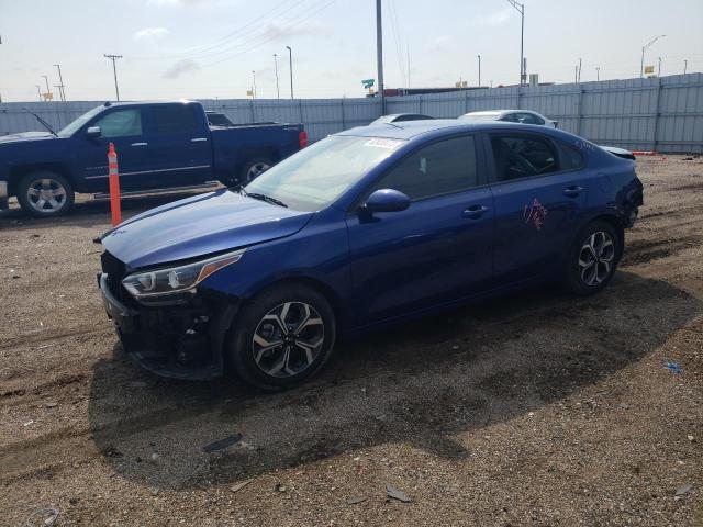 3KPF24AD0ME377292 - 2021 KIA FORTE FE BLUE photo 1