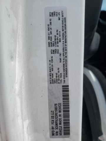 3C6MRVJG3RE108379 - 2024 RAM PROMASTER 3500 HIGH თეთრი ფოტო 14