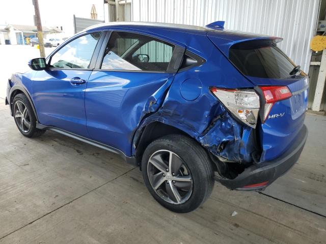 3CZRU5H5XNM740677 - 2022 HONDA HR-V EX BLUE photo 2