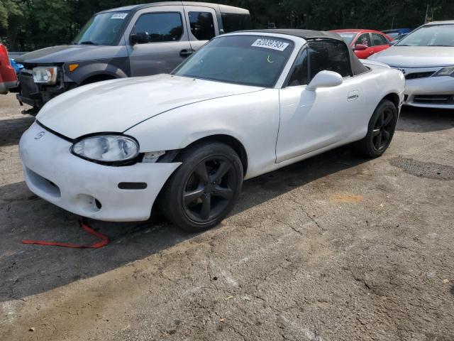 JM1NB353510209661 - 2001 MAZDA MX-5 MIATA BASE WHITE photo 1