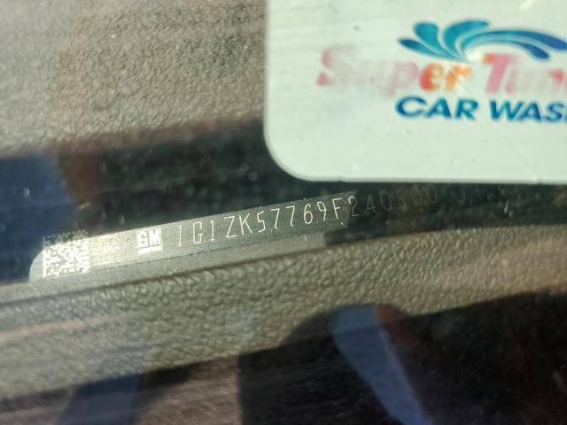 1G1ZK57769F240500 - 2009 CHEVROLET MALIBU LTZ მუქწითელი ფოტო 12