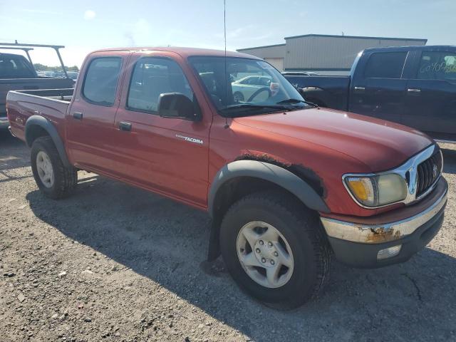 5TEHN72N61Z853784 - 2001 TOYOTA TACOMA DOUBLE CAB RED photo 4