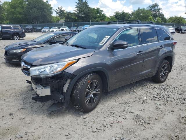 5TDJKRFH6GS303517 - 2016 TOYOTA HIGHLANDER XLE GRAY photo 1