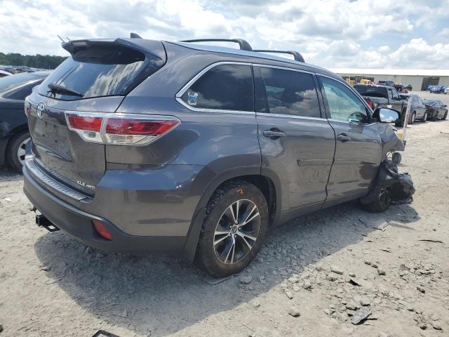 5TDJKRFH6GS303517 - 2016 TOYOTA HIGHLANDER XLE GRAY photo 3