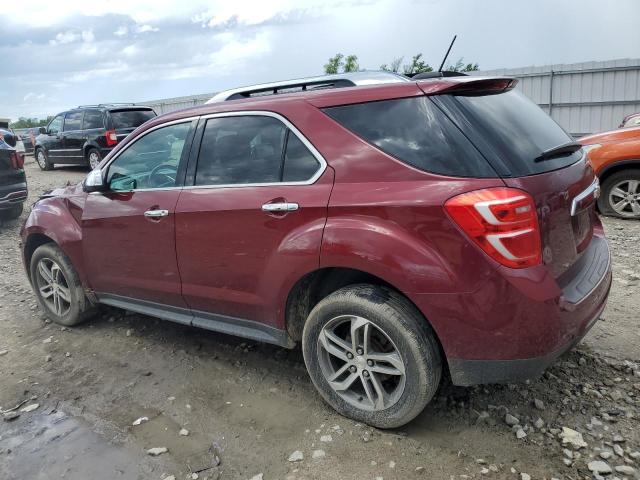 2GNALDEK4G6136038 - 2016 CHEVROLET EQUINOX LTZ MAROON photo 2