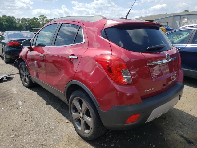 KL4CJBSBXEB597927 - 2014 BUICK ENCORE CONVENIENCE RED photo 2