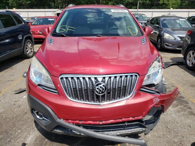 KL4CJBSBXEB597927 - 2014 BUICK ENCORE CONVENIENCE RED photo 5