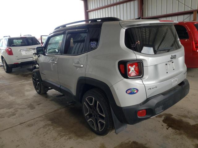 ZACNJBD15KPJ95024 - 2019 JEEP RENEGADE LIMITED SILVER photo 2