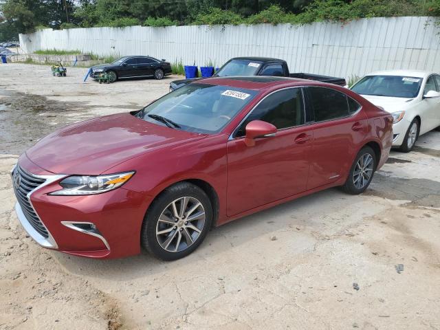 JTHBW1GG4H2155830 - 2017 LEXUS ES 300H RED photo 1